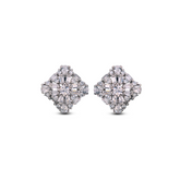 Radiant Starburst Zircon Earrings